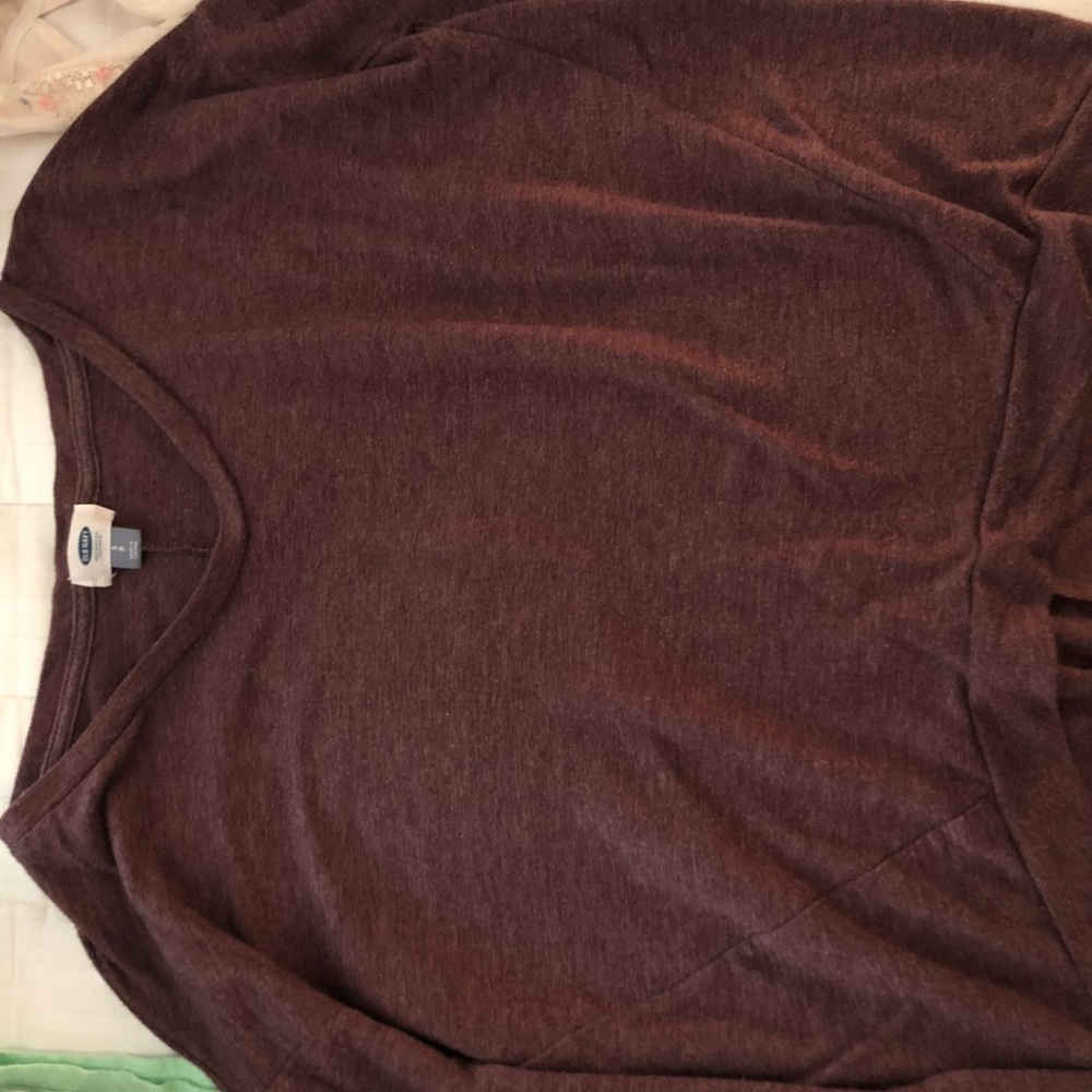 Old Navy Long Sleeve Purple Shirt